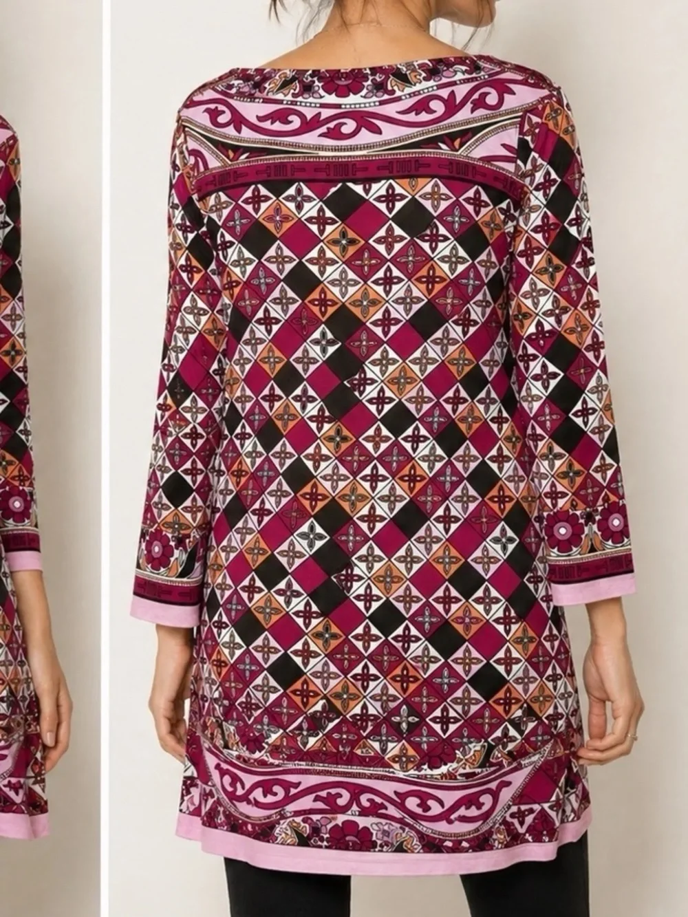 Tory Burch silk tunic top - size XS